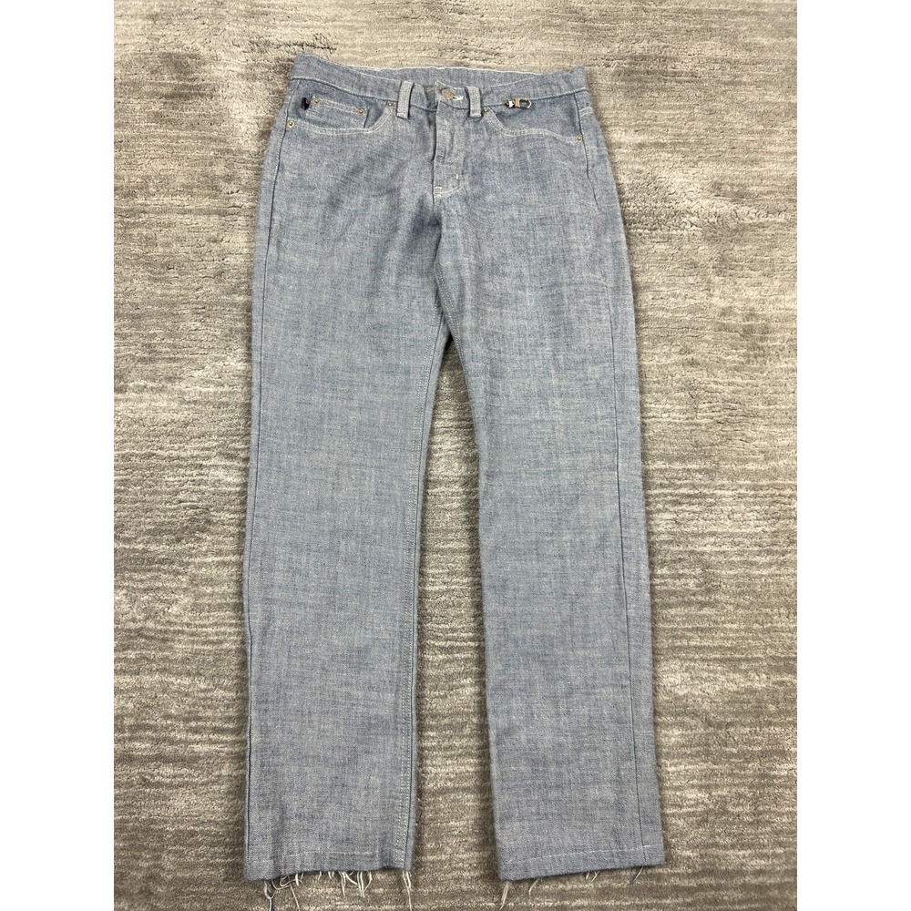 Polo Ralph Lauren Jeans Womens 6 Blue 67 Bootcut Raw Hem D-Ring Cotton Denim
